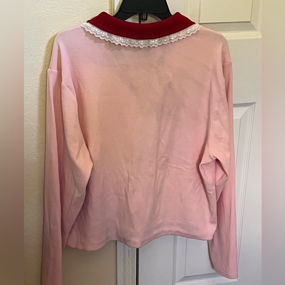 Boxlunch Strawberry Shortcake Portrait Collared Cardigan - Picture 8 of 8